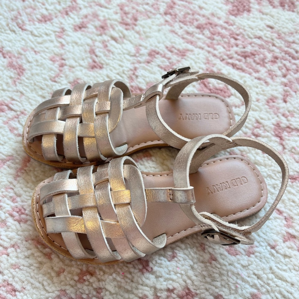 Old Navy Kids Metallic Sandals